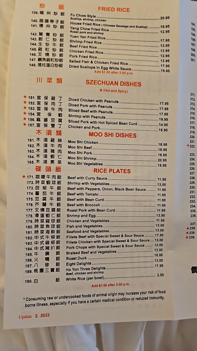 Peach Farm Menu - Image 4